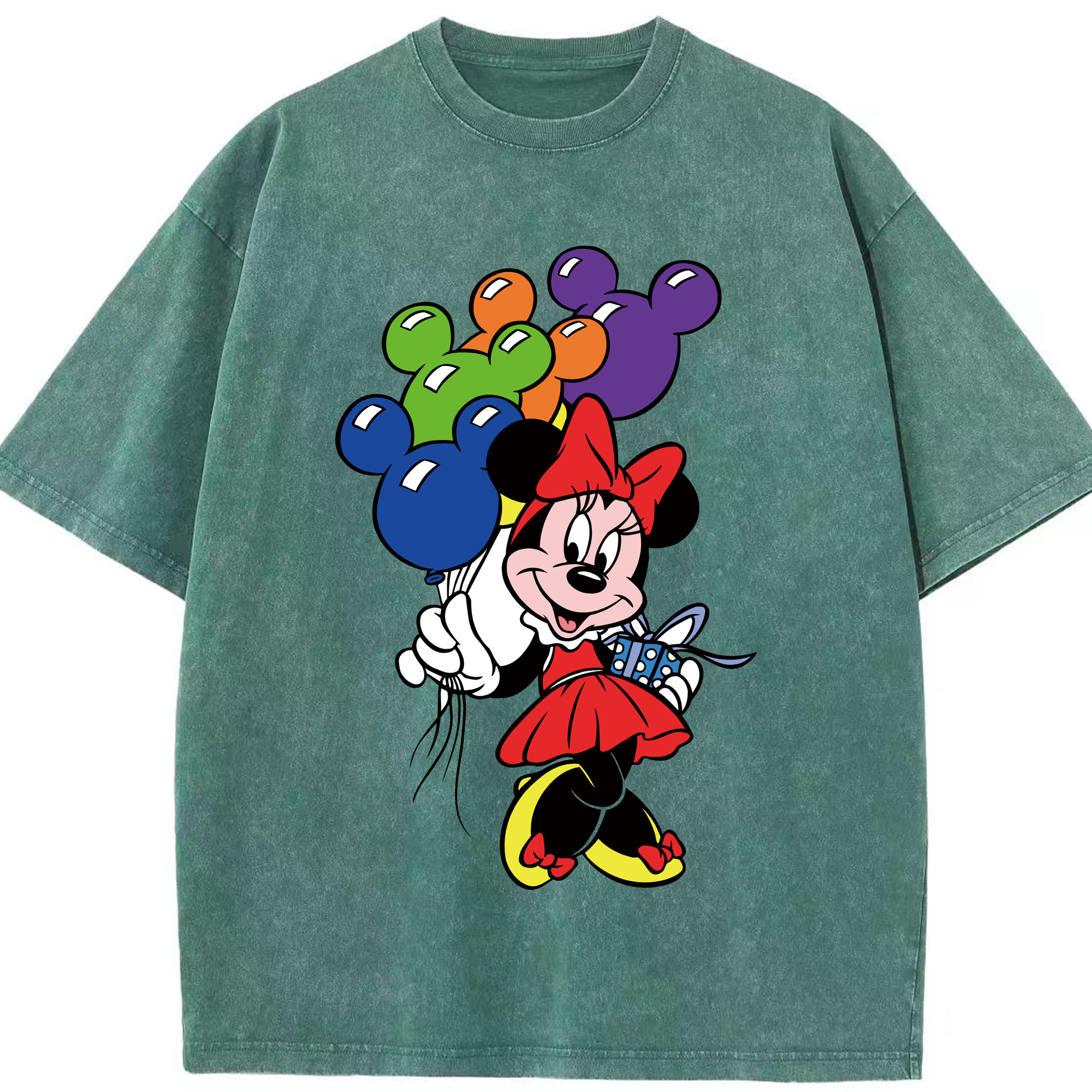 （画像用） ミッキーマウス Mickey Mouse 綿100% ヴィンテージ風 半袖Tシャツ（フロントプリント）